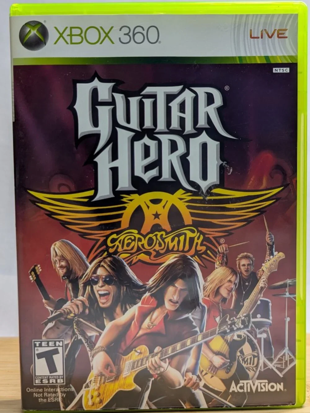 Guitar Hero: Aerosmith (Microsoft Xbox 360, 2008) CIB Tested!